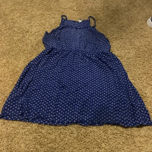 Old navy XL blue and white summer dress - Picture 1 of 2